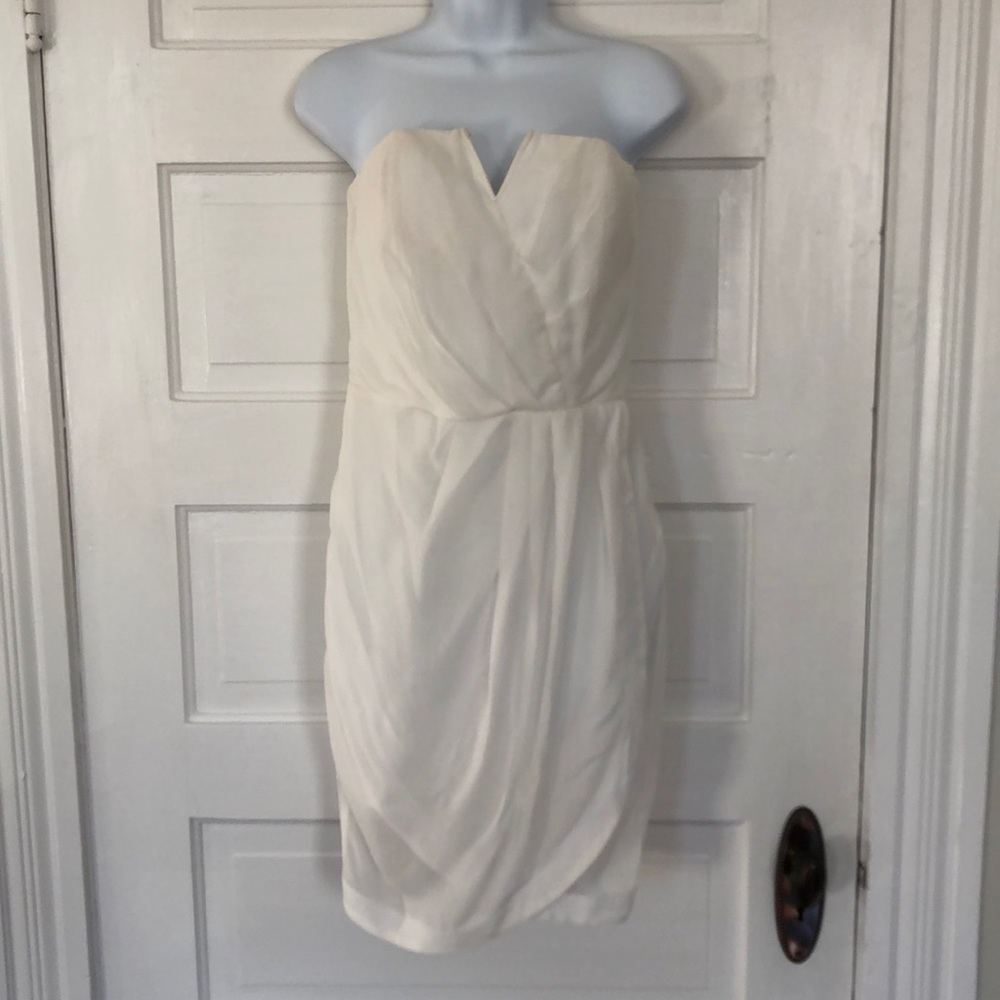White sweet heart dress